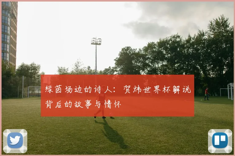 绿茵场边的诗人:贺炜世界杯解说背后的故事与情怀